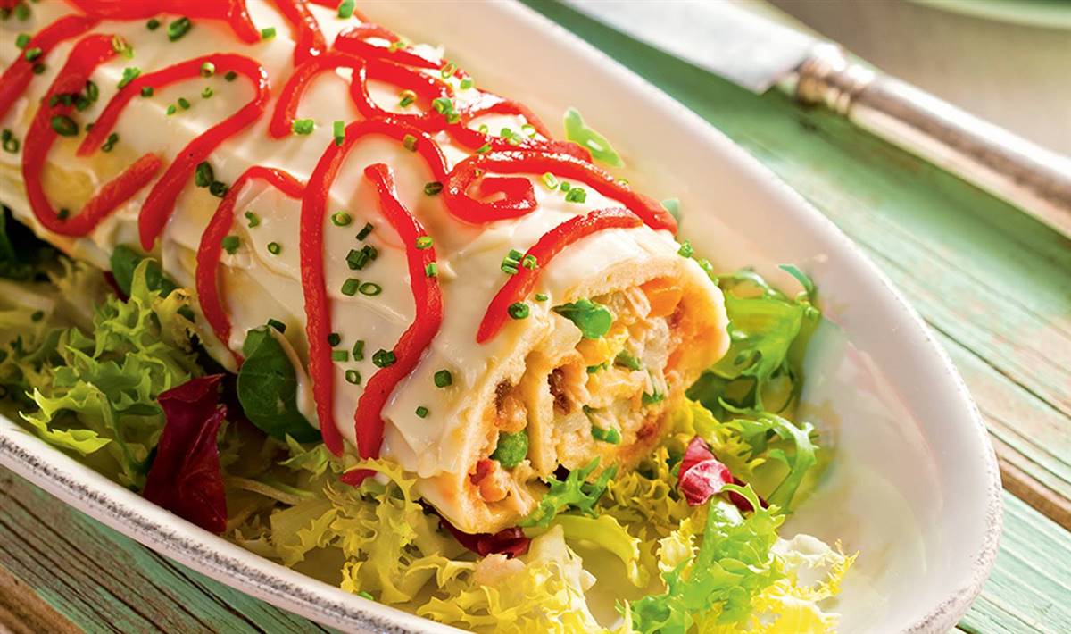 rollo ensalada