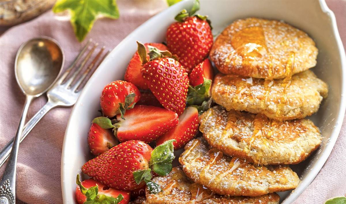 Tortitas con fresas