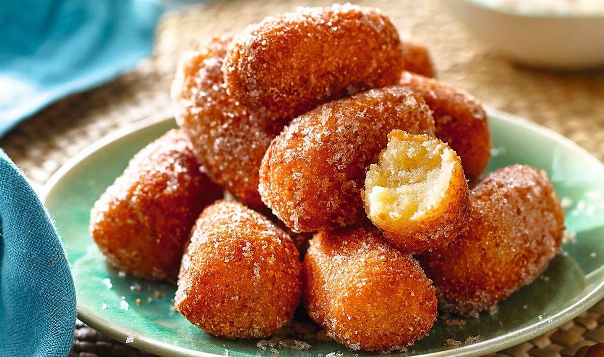 Croquetas dulces de almendra