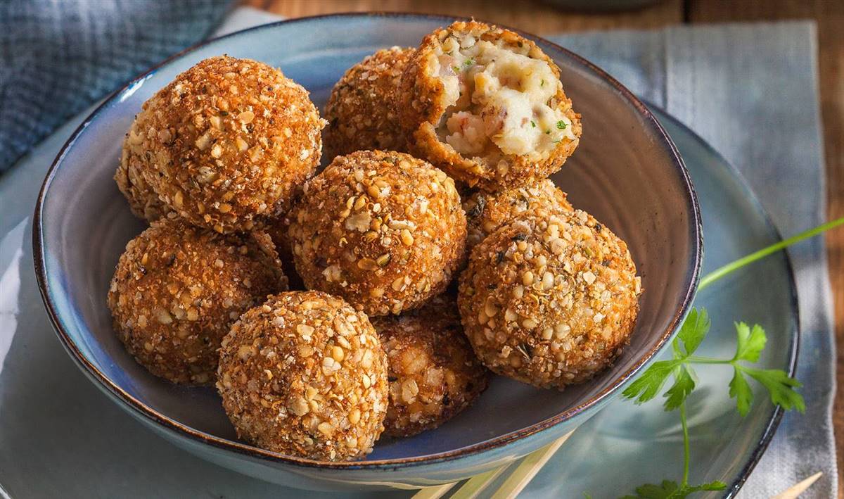 CROQUETAS DE PESCADO CON SEMILLAS DE CÁÑAMO