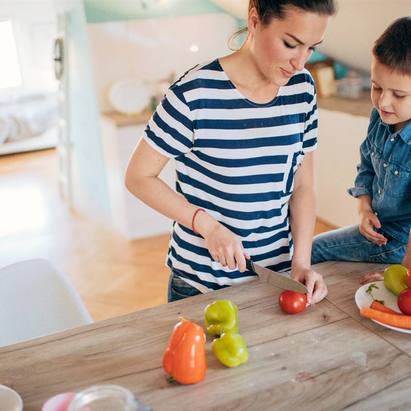 comer verduras divertido ninos