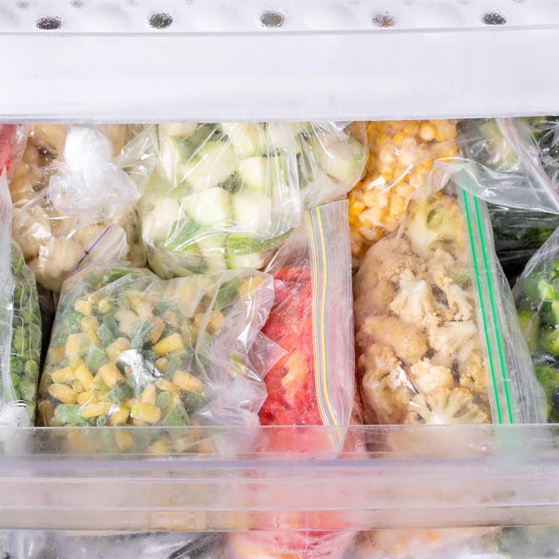 Cómo congelar bien las verduras… y el resto de alimentos