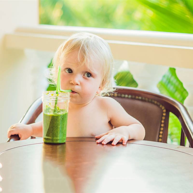 El riesgo de los nitratos de las verduras en la dieta de los niños pequeños