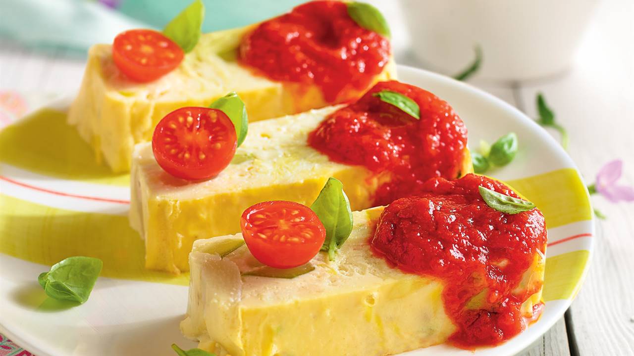 Pastel de puerros y espárragos