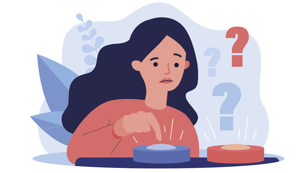 ¿Te cuesta tomar decisiones en la vida?