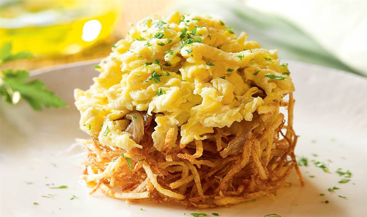 Revuelto con cebolla