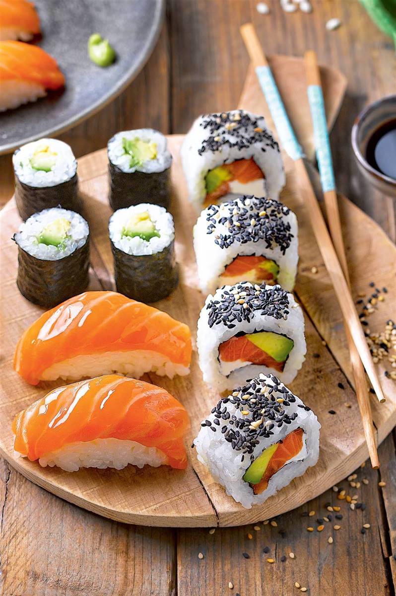 Sushi variado tradicional