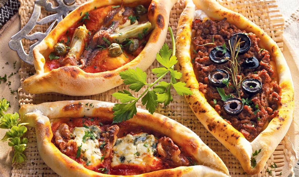 Pizzetas variadas
