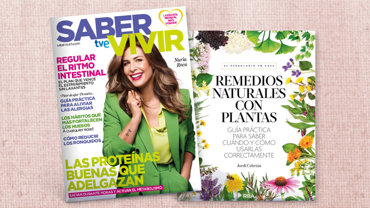 Consigue el libro “Remedios naturales con plantas” con la revista Saber Vivir de este mes