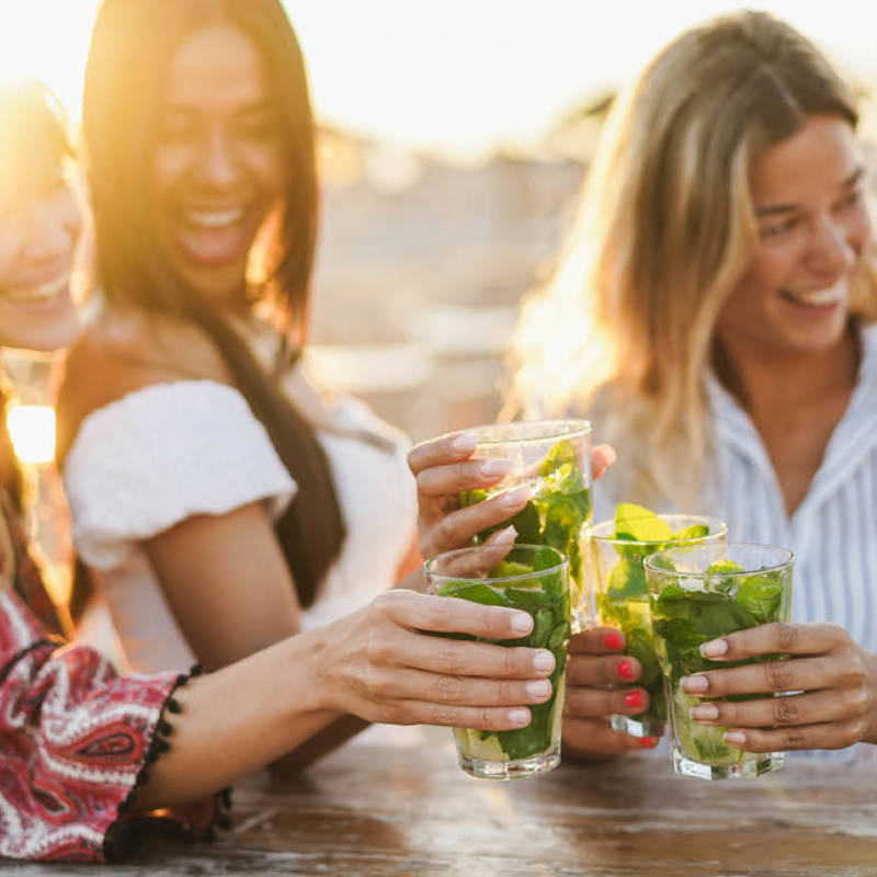 Cócteles sin alcohol