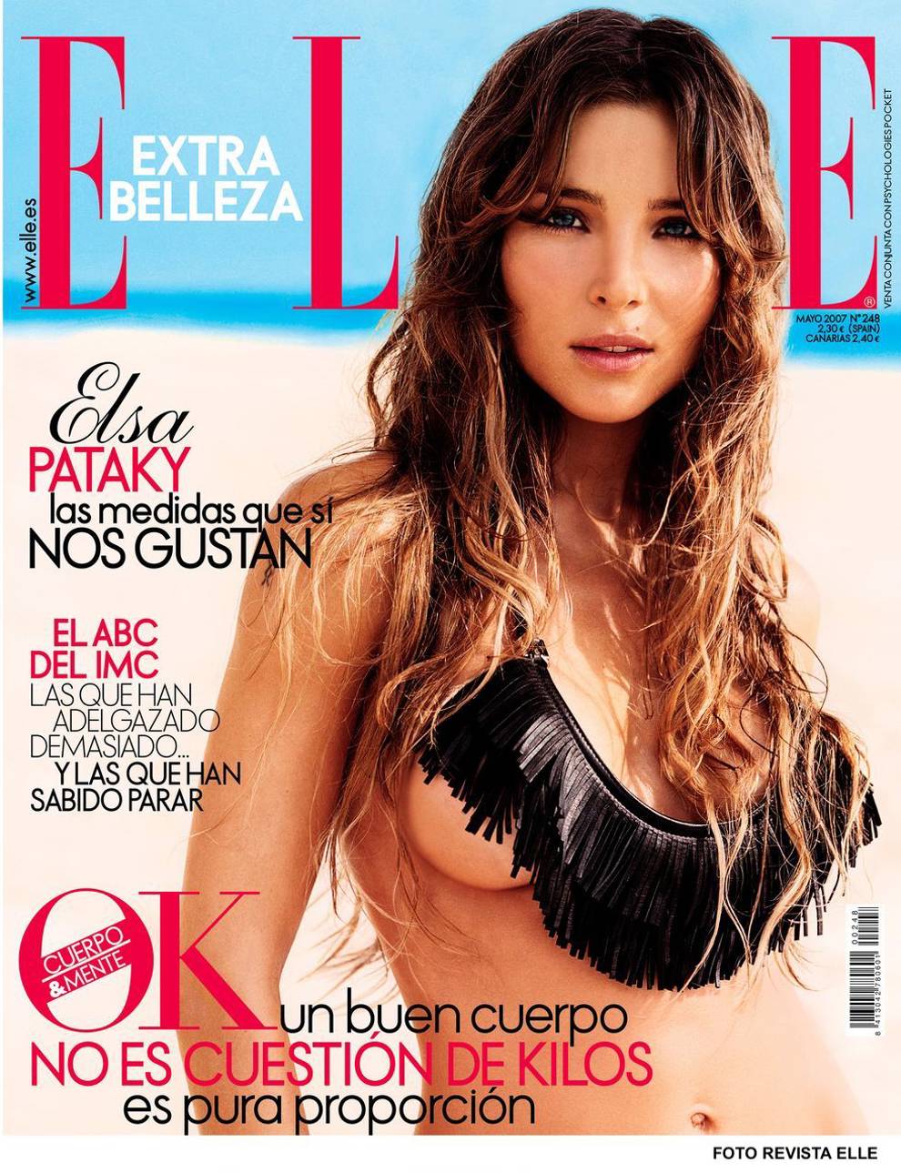 elsa pataky portada elle 2007