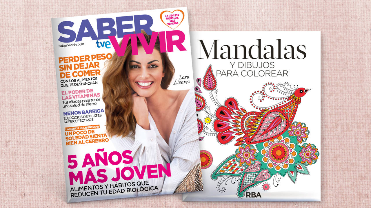 La revista Saber Vivir te ayuda a estimular tu lado más creativo con el libro de mandalas