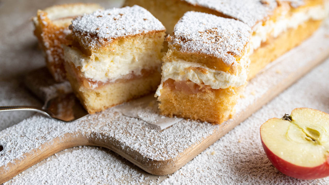 Pastelitos de manzana con pan de molde: receta exprés SIN HORNO