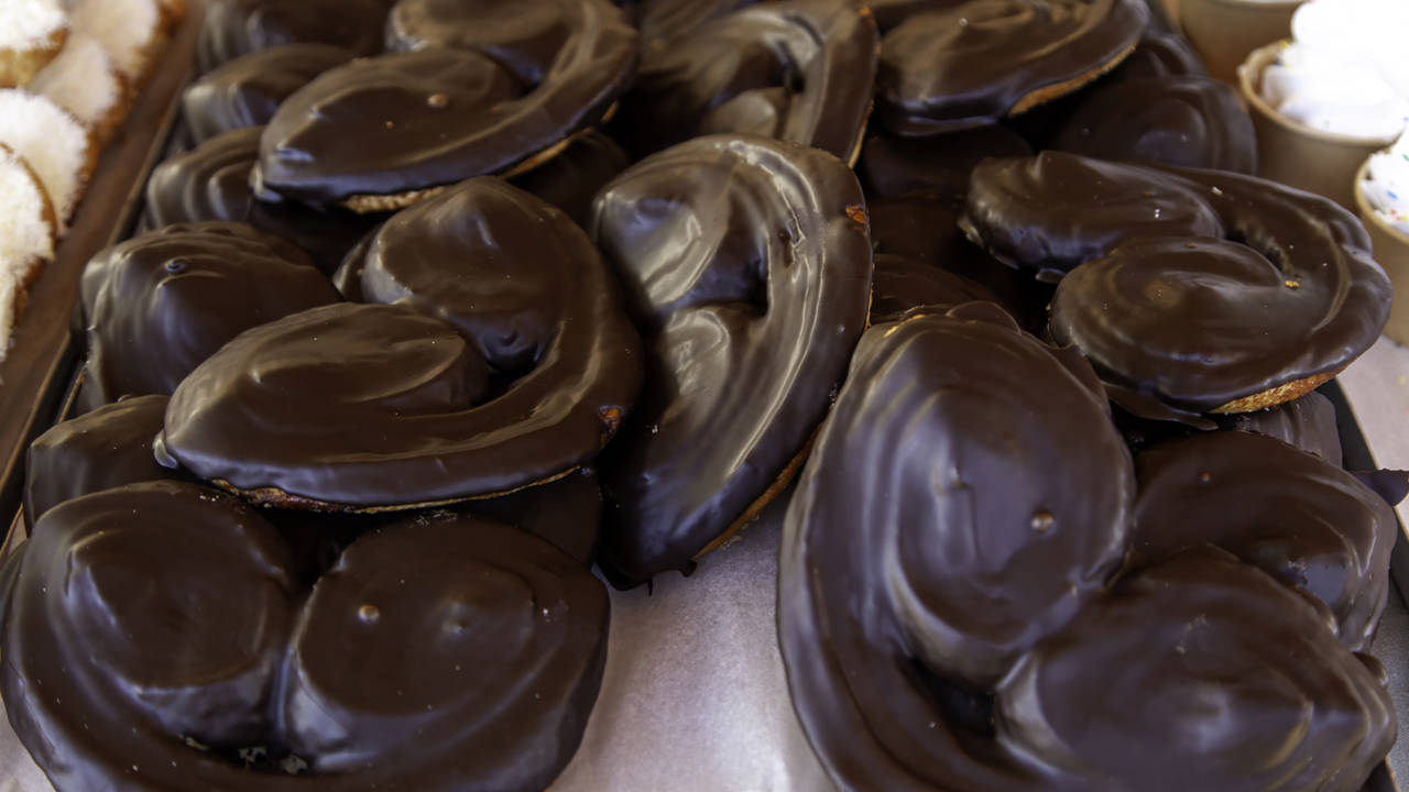 Palmera de chocolate
