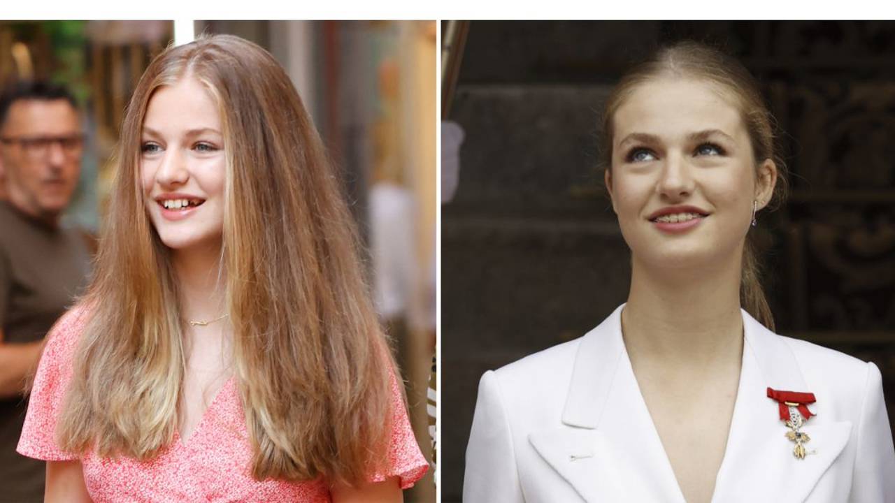 La princesa Leonor cumple 18 años: el antes y el después tras arreglarse los dientes