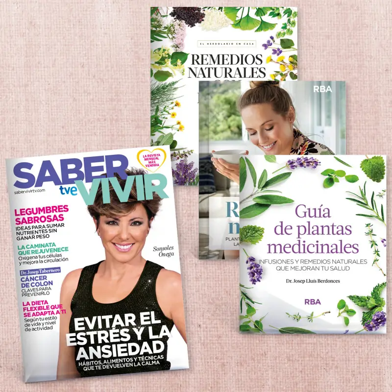 Consigue con la revista Saber Vivir un libro de plantas medicinales