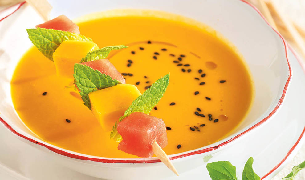 Gazpacho de mango