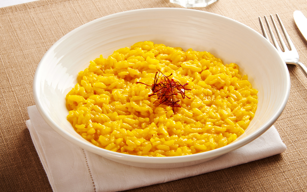 risotto de azafrán 