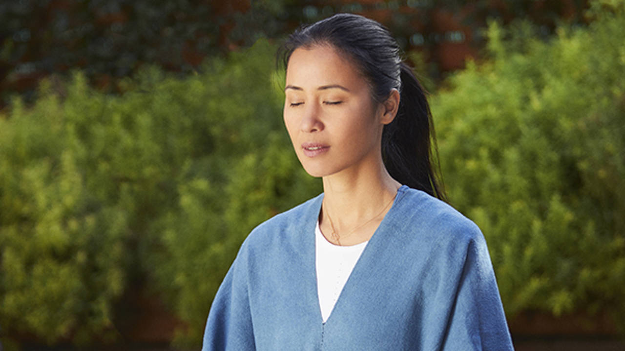 Xuan Lan meditando