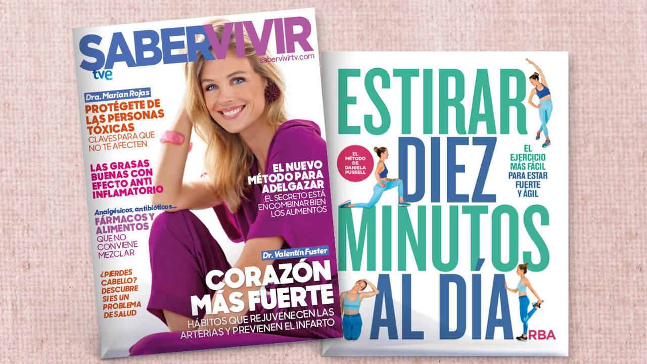 Estira y siéntete más ligera con el nuevo libro de Saber Vivir 