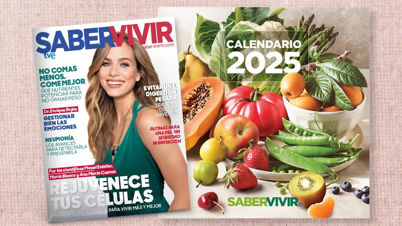 Llévate a casa el Calendario 2025 con tu revista Saber Vivir