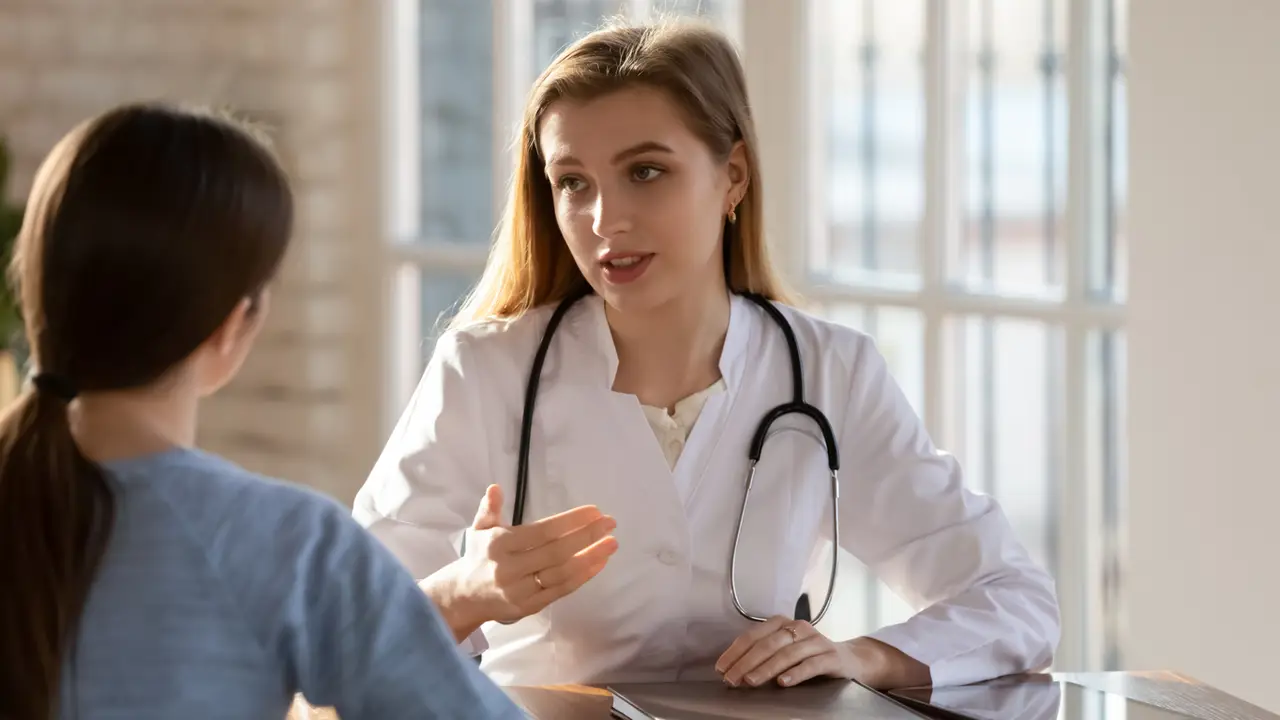 doctora y paciente