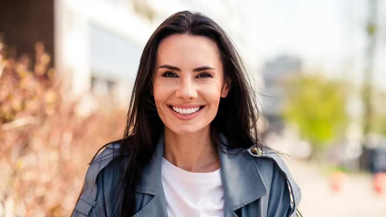 Mujer sonriente