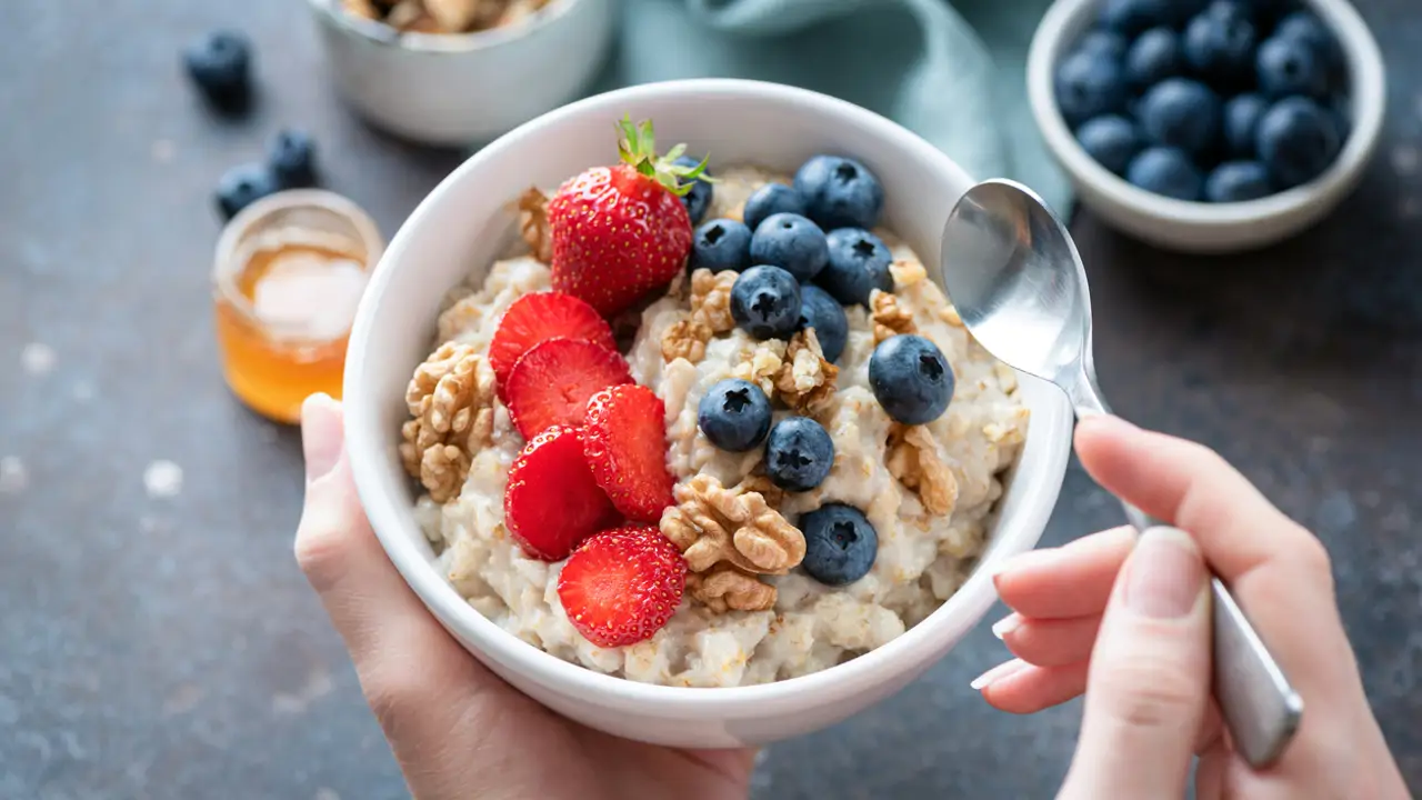 postre avena frutos azúcar