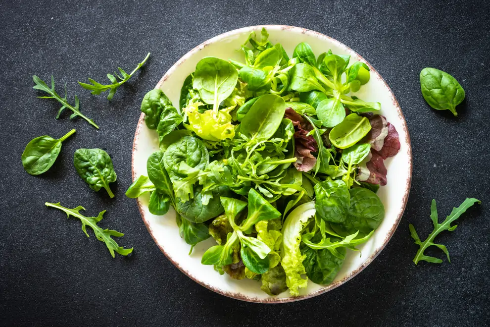 verduras hoja verde