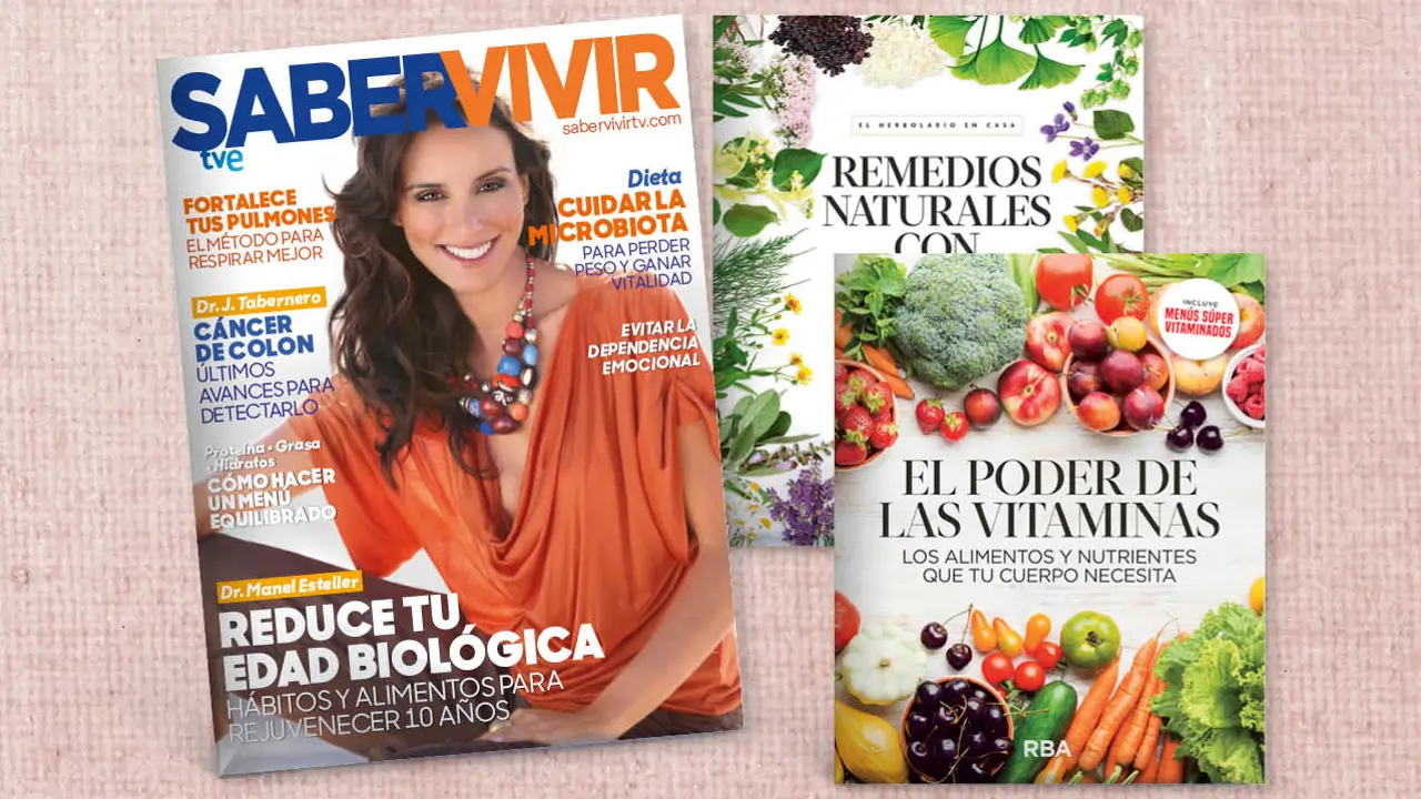 Llévate a casa el pack más saludable: tu revista Saber Vivir más una guía práctica para cuidarte de la manera más natural