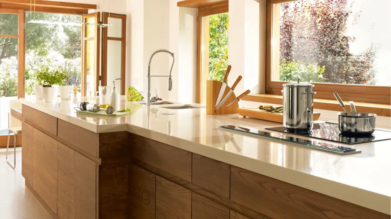 cocina de cuarzo