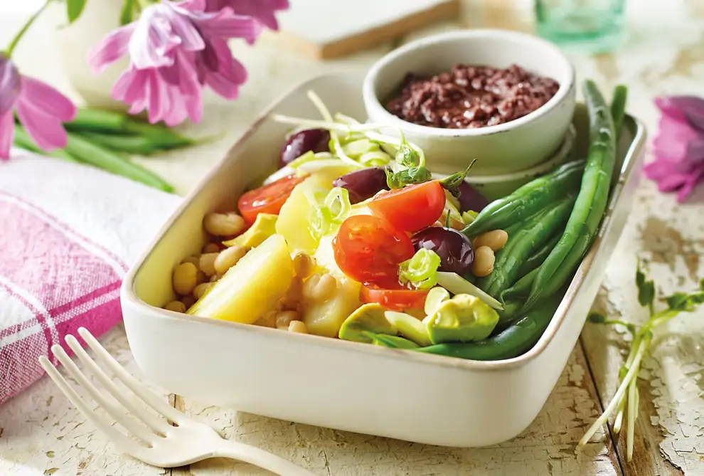 ensalada de patata y judía verde 