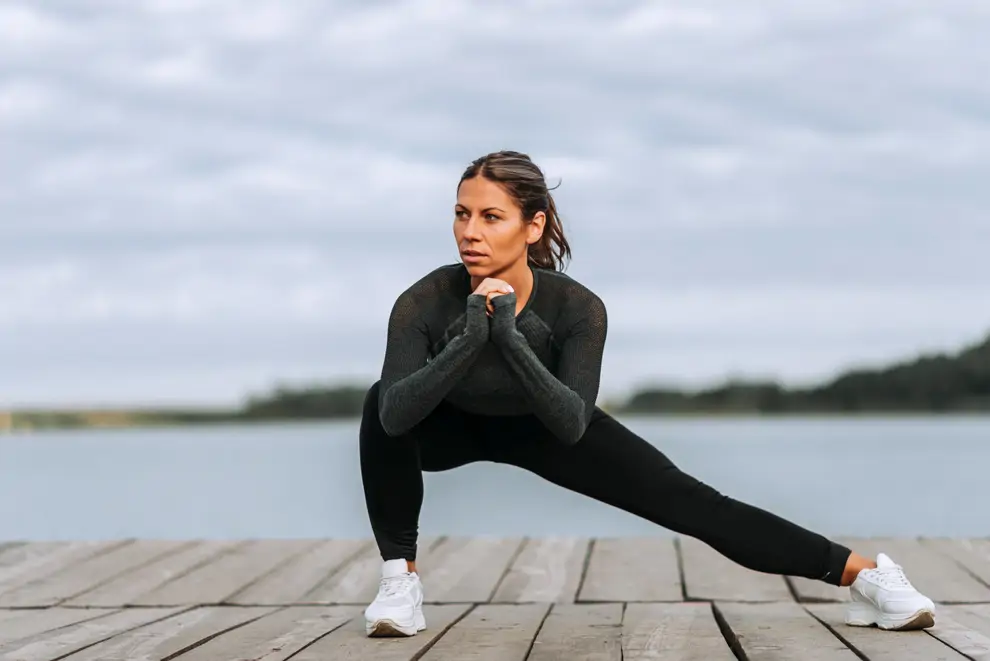 zancada lateral (side lunge)