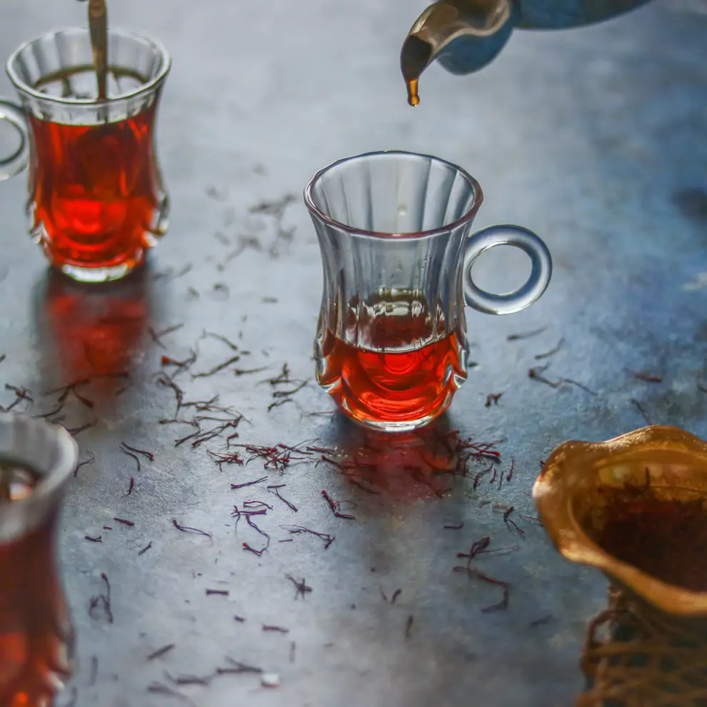 Té de azafrán