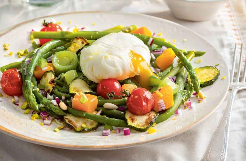 ensalada con huevo