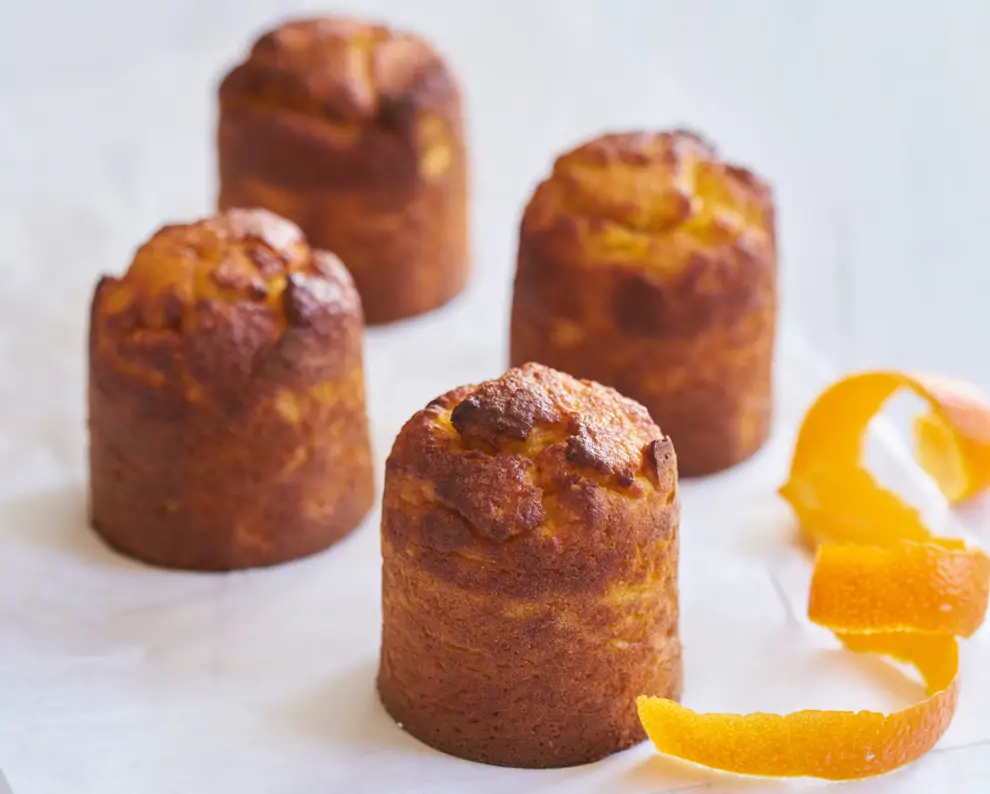 muffins almendra naranja