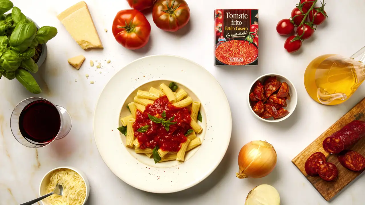 Prepara un plato rápido, fácil y muy nutritivo con el tomate frito que mejor se conserva