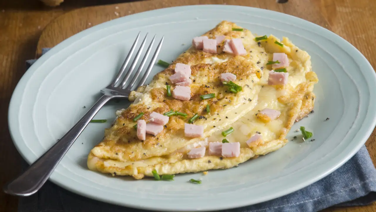 tortilla francesa con queso