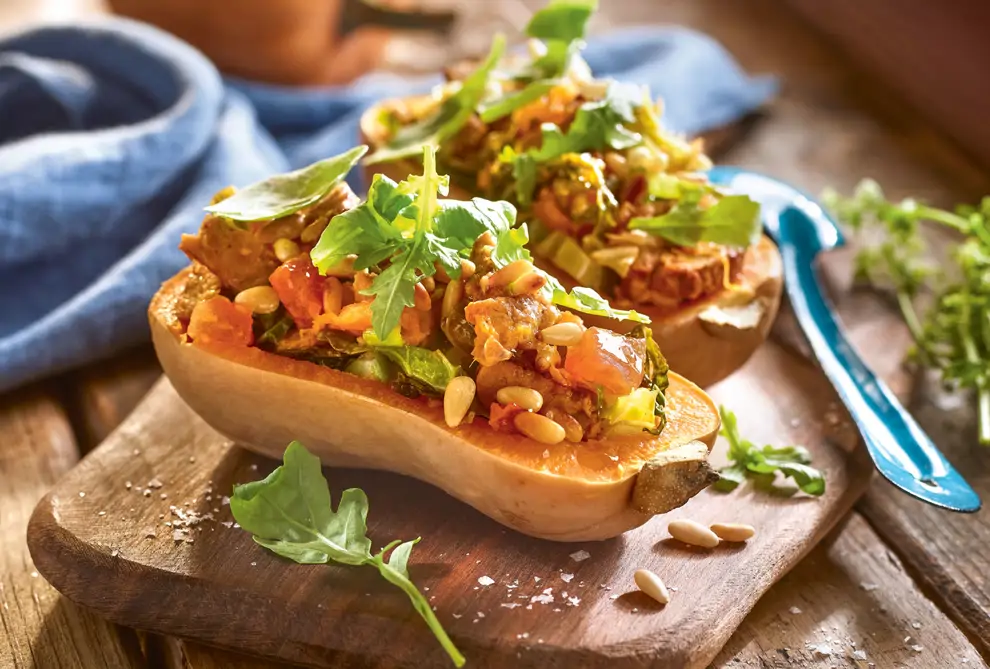 calabaza rellena 