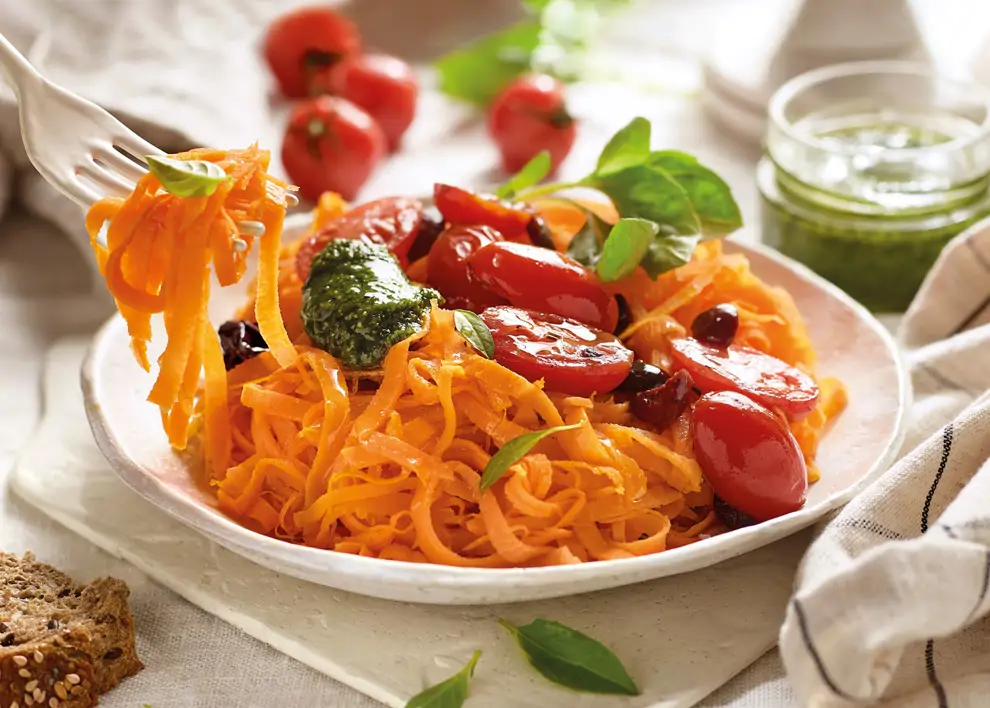 espaguetis de calabaza