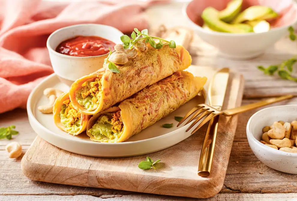 rollito de calabaza relleno 