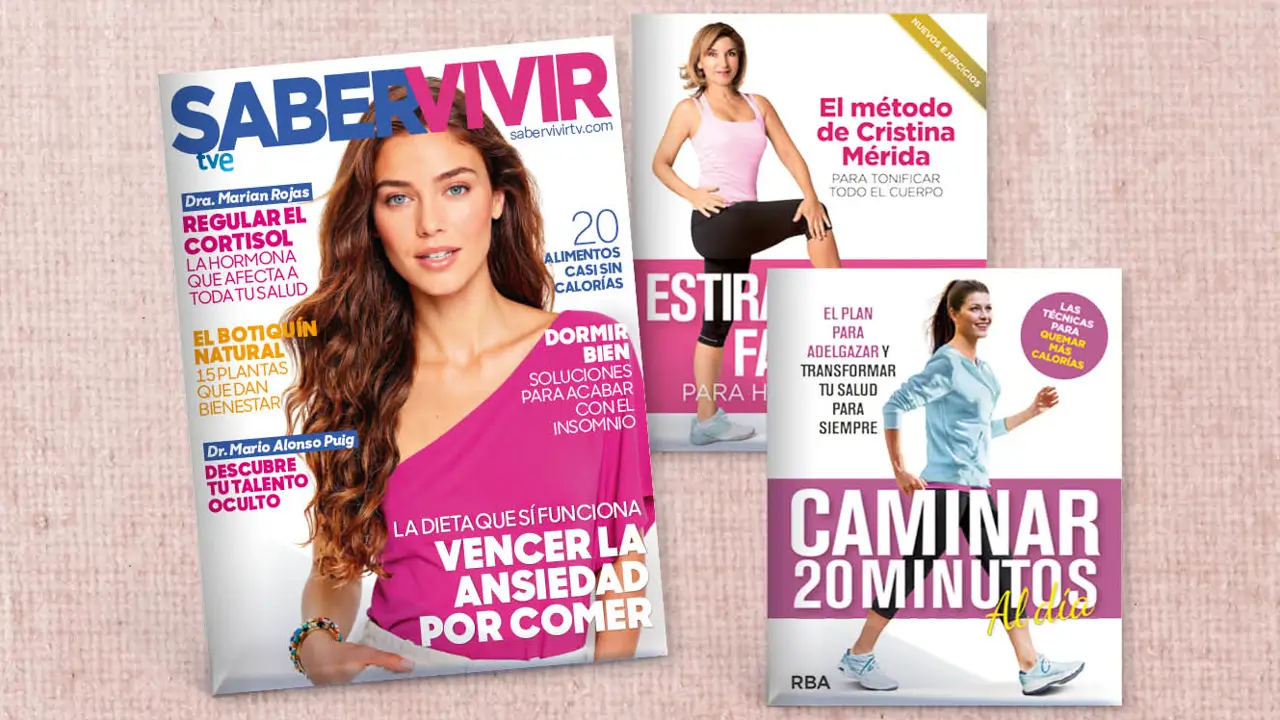Llévate a casa un pack imbatible: tu revista Saber Vivir más una guía práctica para sentirte en forma y vital