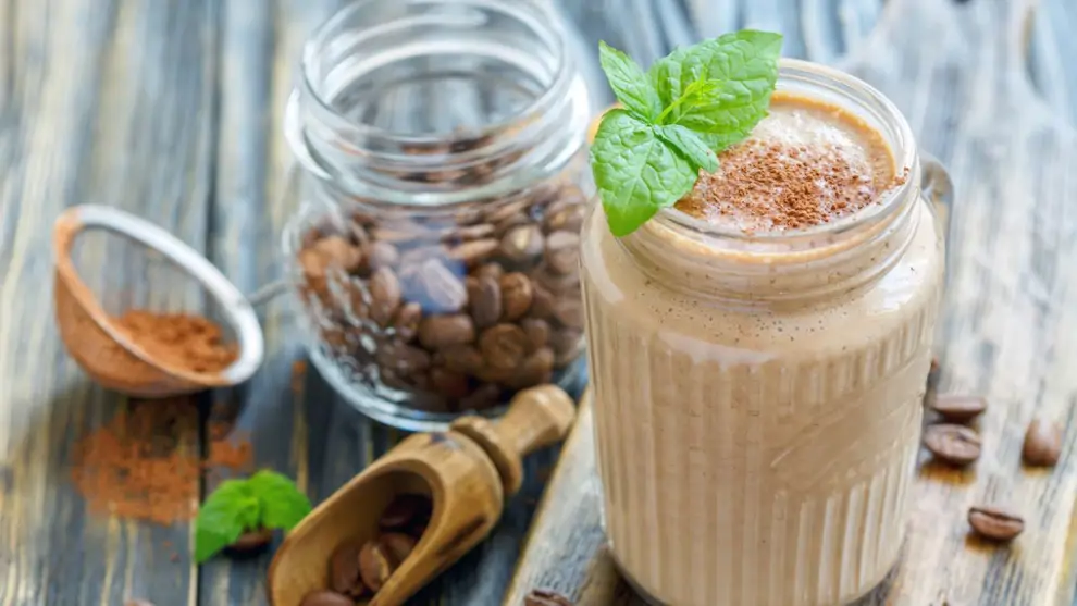 batido avena cafe