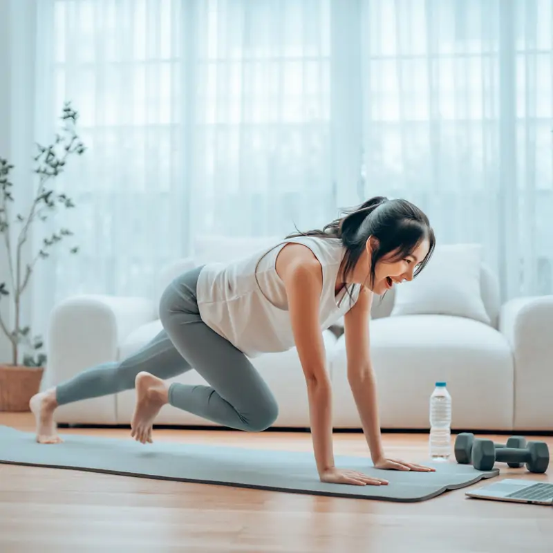 Mujer haciendo ejercicio