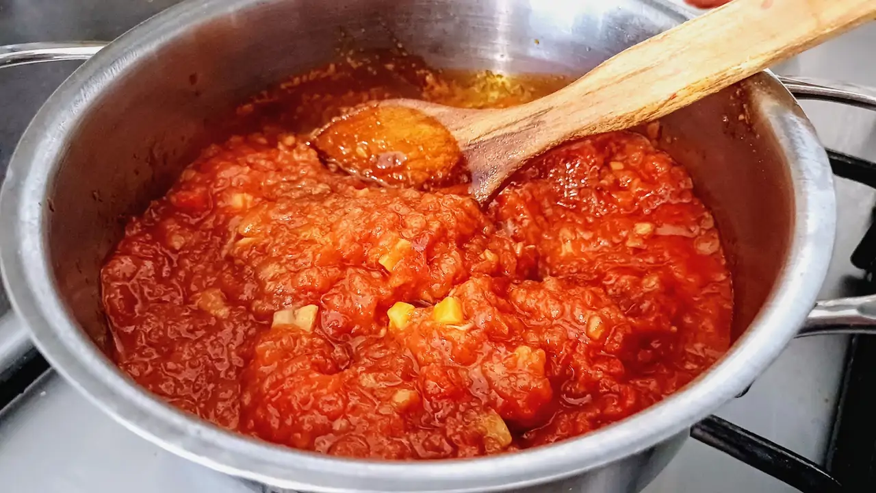 Sofrito de tomate y cebolla 