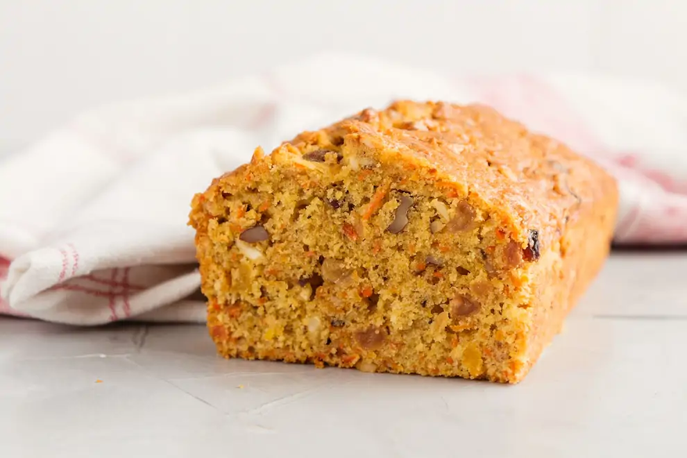 Bizcocho de zanahoria con almendras