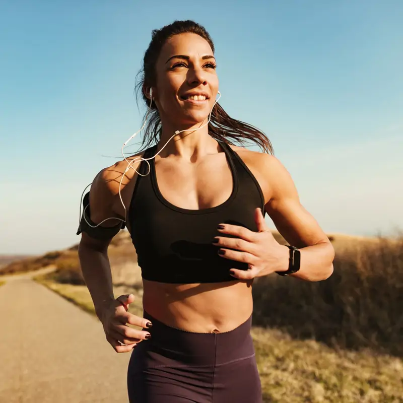 Mujer corriendo