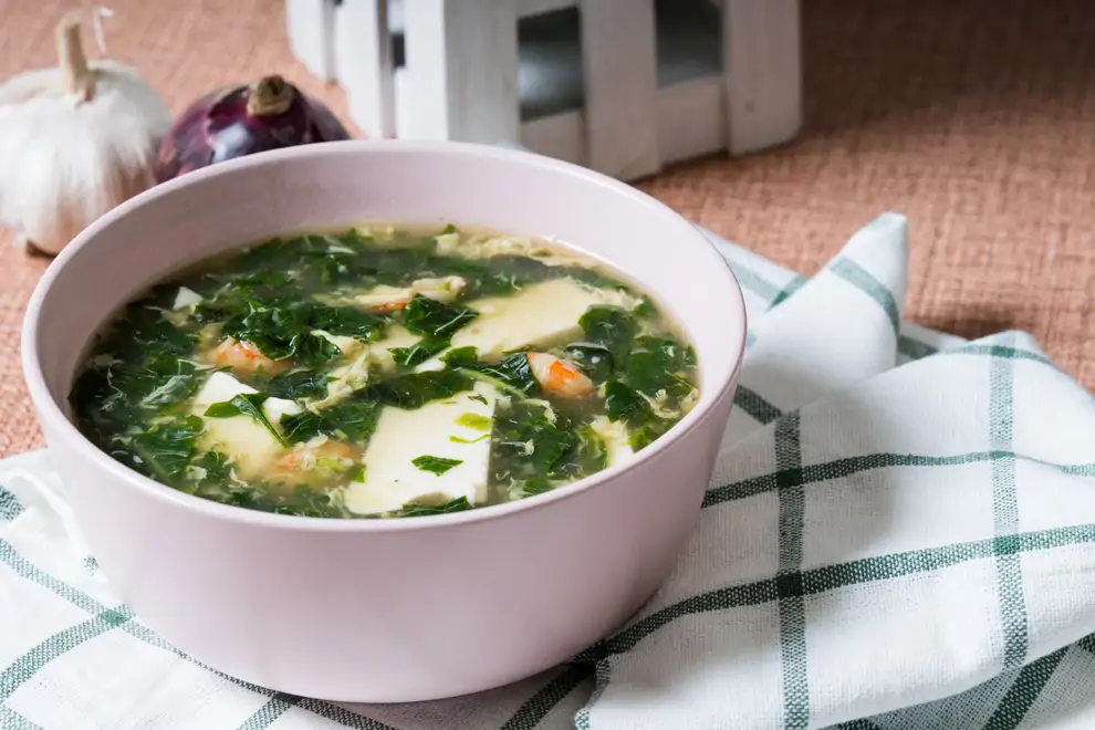 Sopa de espinacas