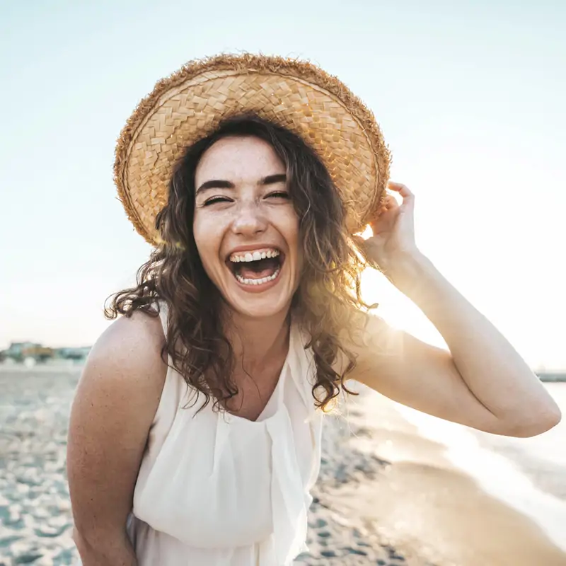 Mujer feliz