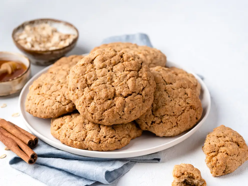 galletas de avena y canela